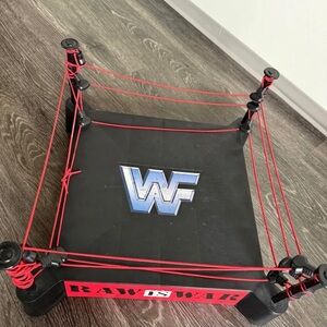 Wrestling Ring Toy with Red Ropes